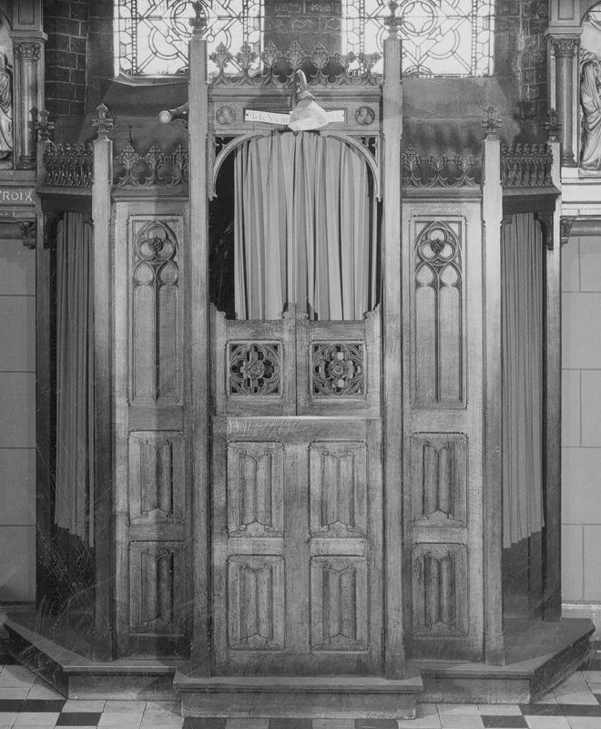 confessionnal / Eglise Notre-Dame du Rosaire[Bressoux]