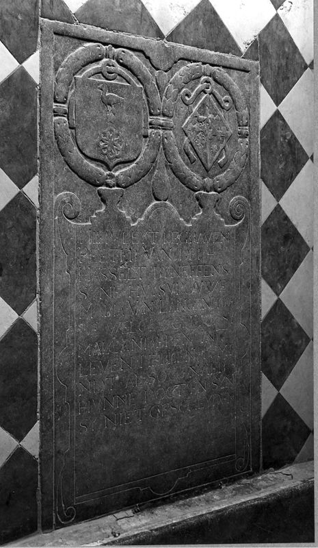 dalle funéraire / Kerk Sint-Gaugericus[Kobbegem]