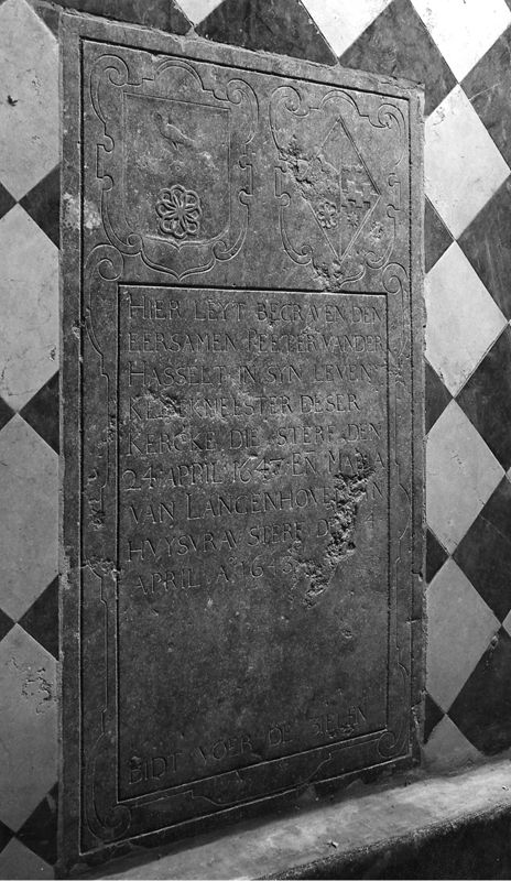 dalle funéraire / Kerk Sint-Gaugericus[Kobbegem]