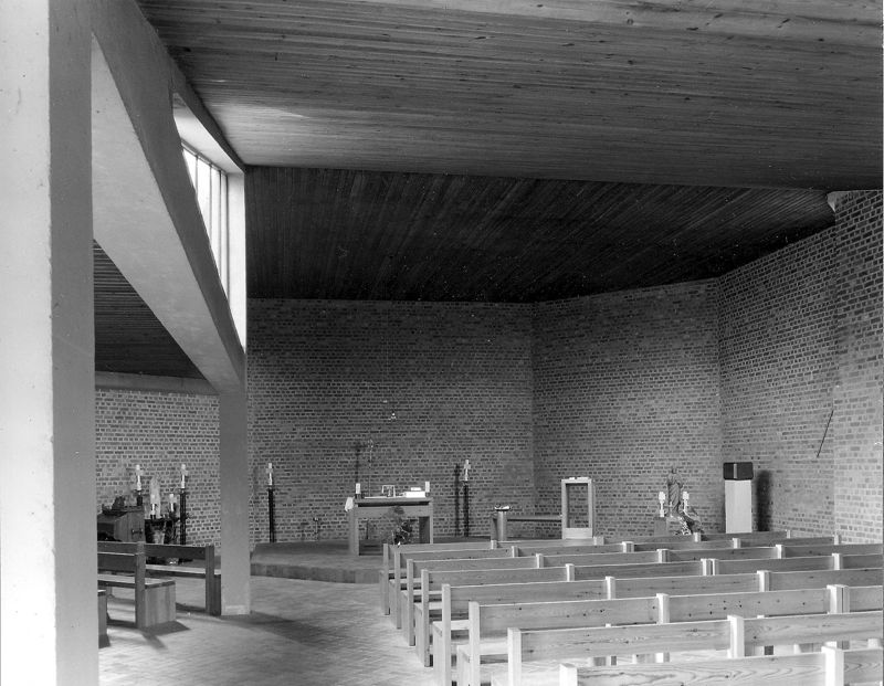 église-salle / Kerk Sint-Aldegondis[Ezemaal]