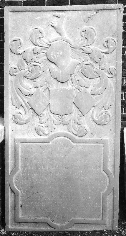 dalle funéraire / Kerk Sint-Gillis[Rumsdorp(Landen)]