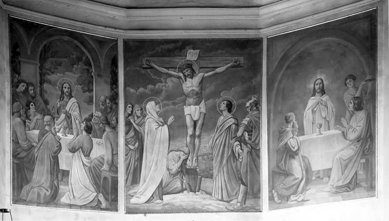 peinture murale / Kerk Sint-Aldegondis[Overwinden]