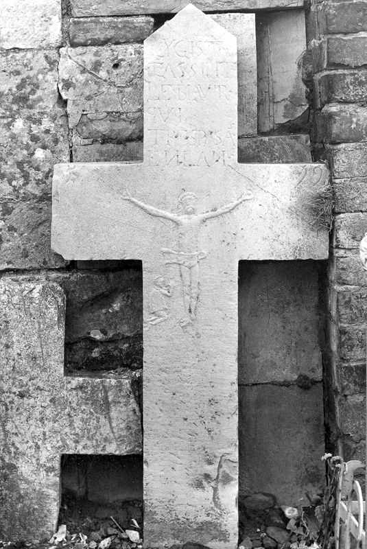 croix funéraire / Kerk Sint-Aldegondis[Overwinden]