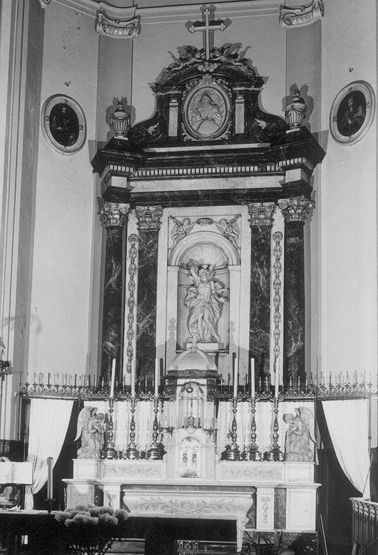 autel à retable / Eglise Saint-Sébastien[Stavelot]