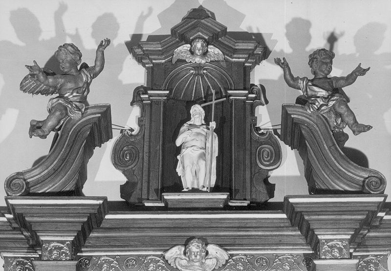 autel à retable / Eglise Saint-Sébastien[Stavelot]