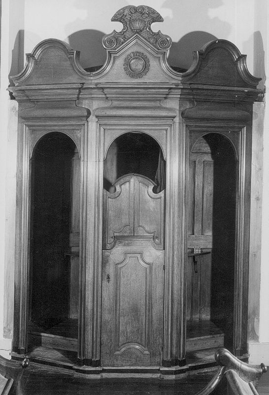 confessionnal / Eglise Saint-Sébastien[Stavelot]