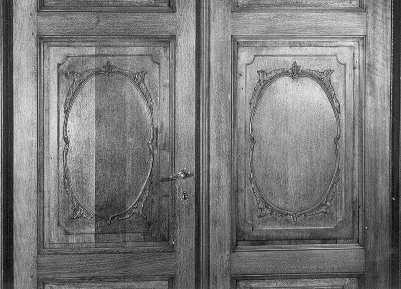 porte à deux battants / Eglise Saint-Sébastien[Stavelot]