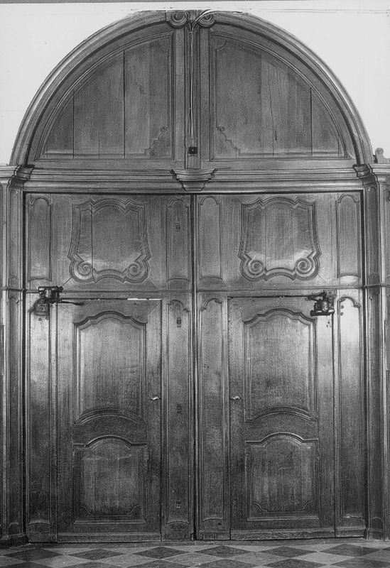 porte à deux battants / Eglise Saint-Sébastien[Stavelot]