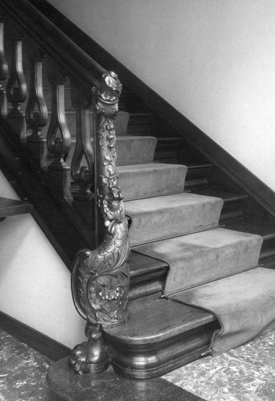 rampe d'escalier / Huis, Hoogstraat, 33-37