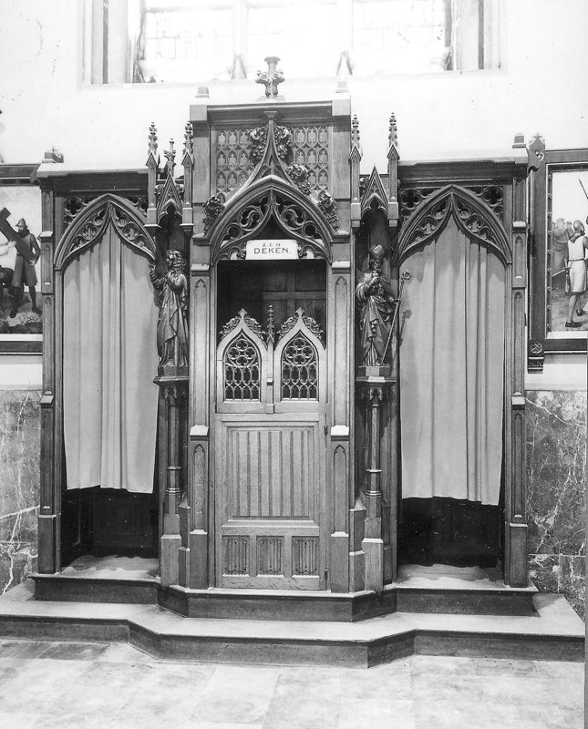 confessionnal / Kerk O.L.Vrouw Hemelvaart[Zottegem]