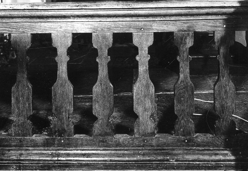 banc de communion / Chapelle Saint-Gilles[Chauveheid]