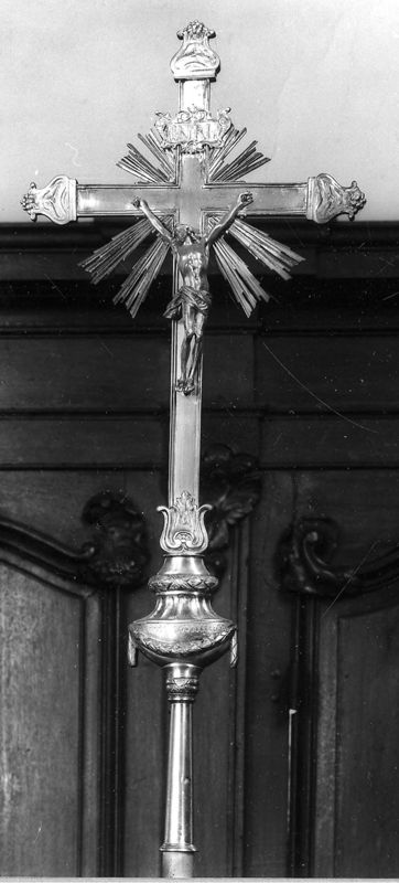 croix de procession / Kerk Sint-Ursmarus[Zegelsem]