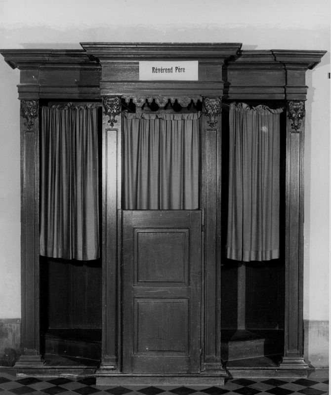 confessionnal / Eglise Saint-Antoine de Padoue[Saint-Marc(Namur)]