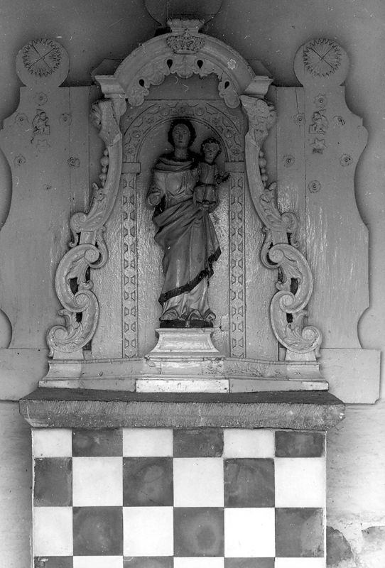autel à retable / Chapelle Notre-Dame de Bon-Secours[Hingeon]