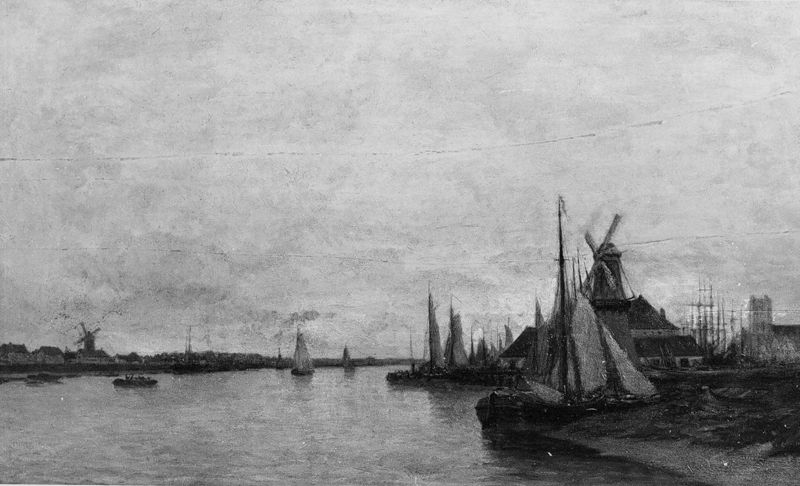 De Maas bij Dordrecht