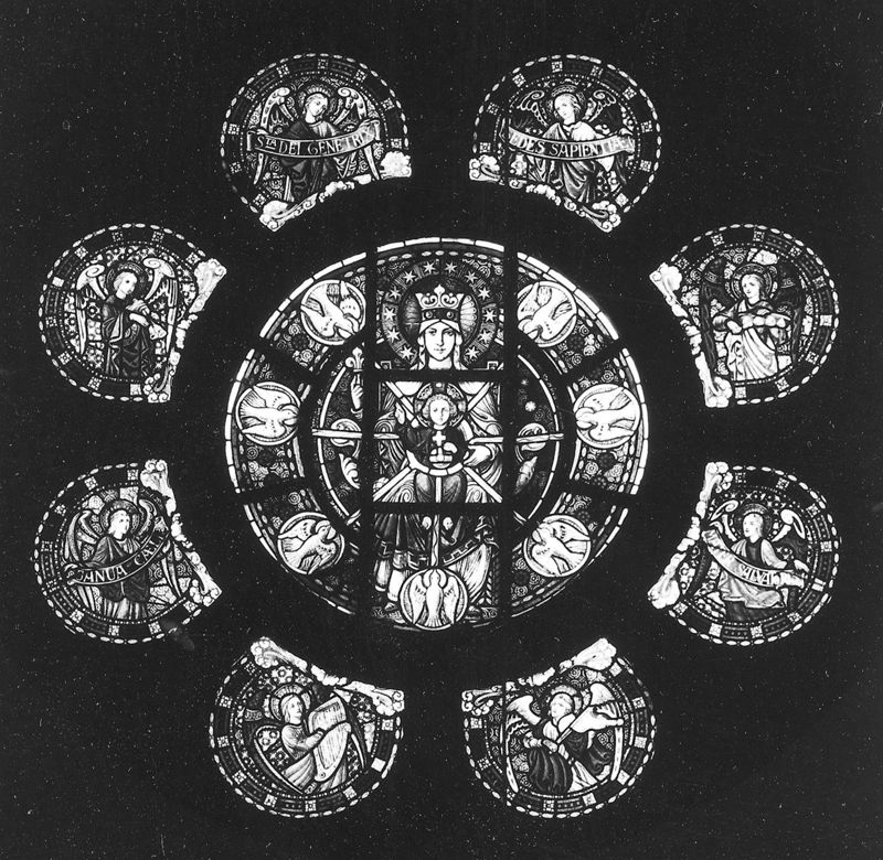 Vierge à l'Enfant et 8 anges