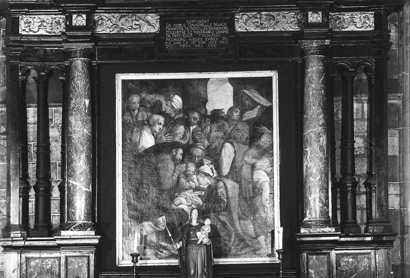Monument de Marie-Françoise de Noyelle, chanoinesse du chapitre de Sainte-Waudru (1557-1633)