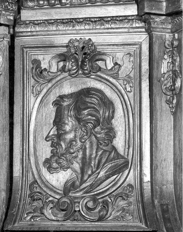 chaire de vérité / Eglise Sainte-Waudru[Mons]