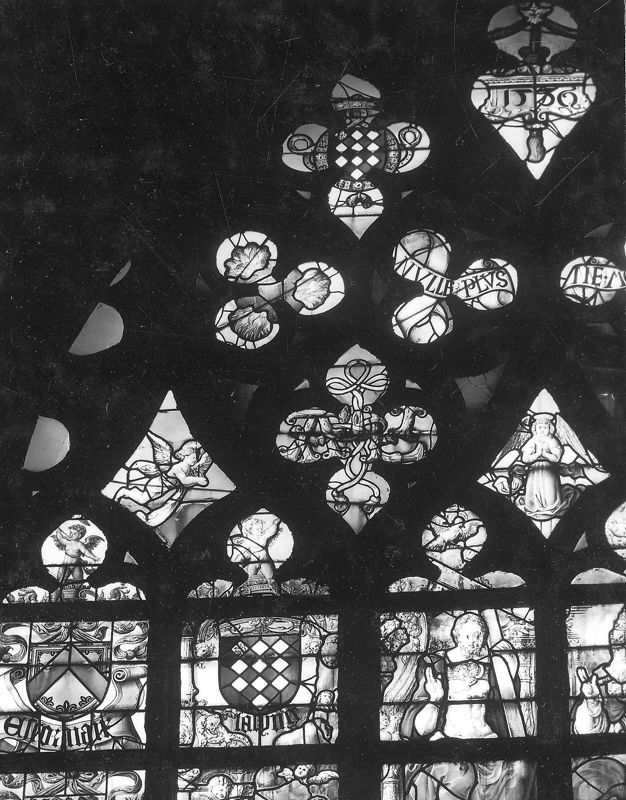 Sainte Trinité, les donateurs Antoine de Lalaing et ...