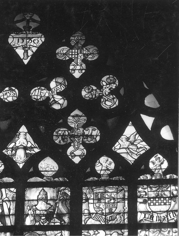 Sainte Trinité, les donateurs Antoine de Lalaing et ...