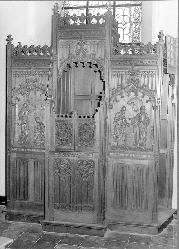 confessionnal / Kerk O.L.Vrouw Hemelvaart[Sint-Maria-Oudenhove]