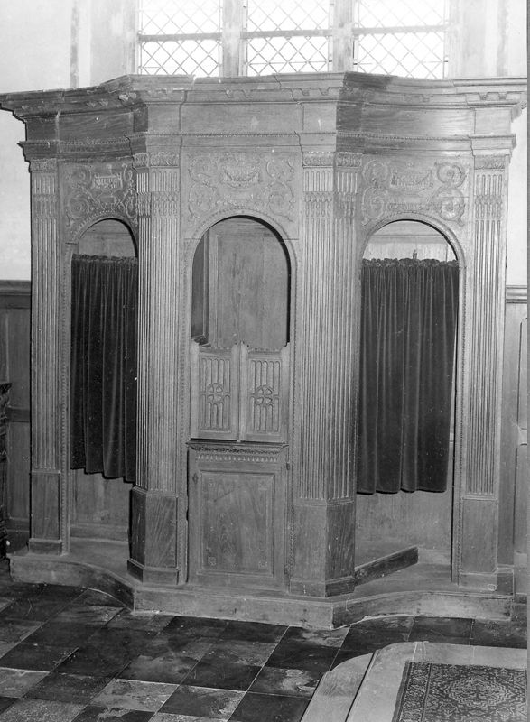 confessionnal / Kerk Sint-Paulus' Bekering[Godveerdegem]
