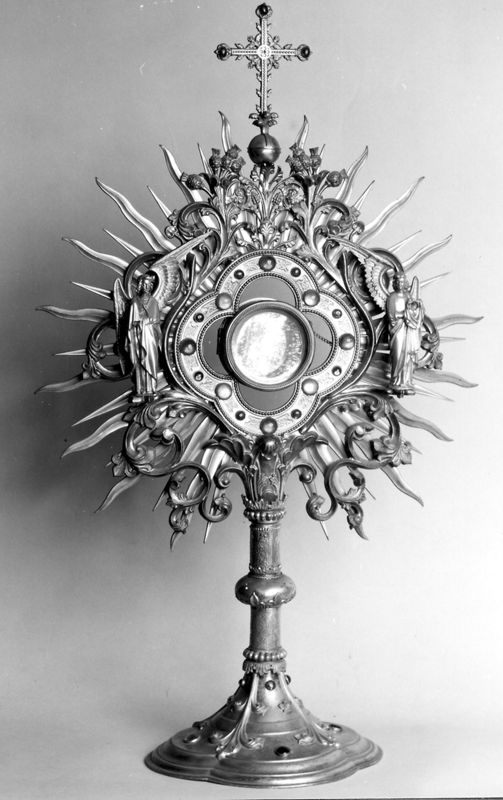 ostensoir-soleil / Kerk Sint-Catharina[Sint-Katharina-Lombeek]