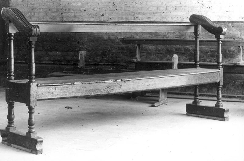 banc d'église / Kerk Sint-Pancratius[Zelk(Halen)]