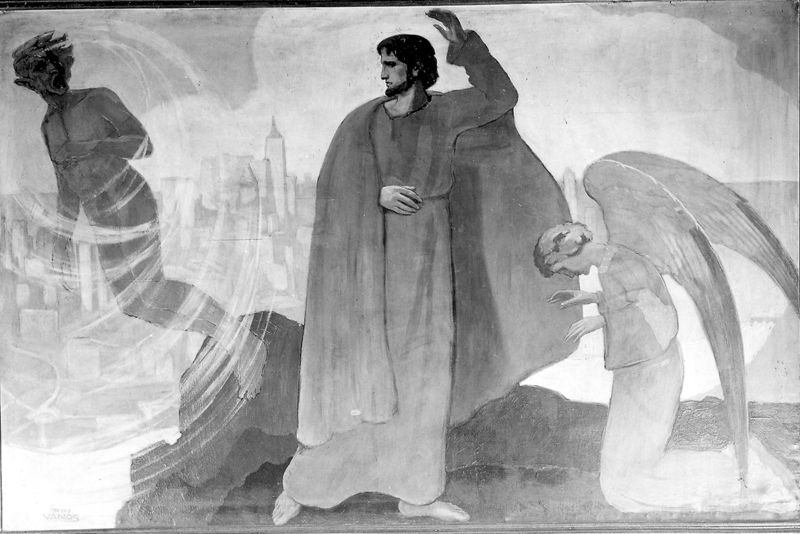 Bekoring Van Jezus in de woestijn