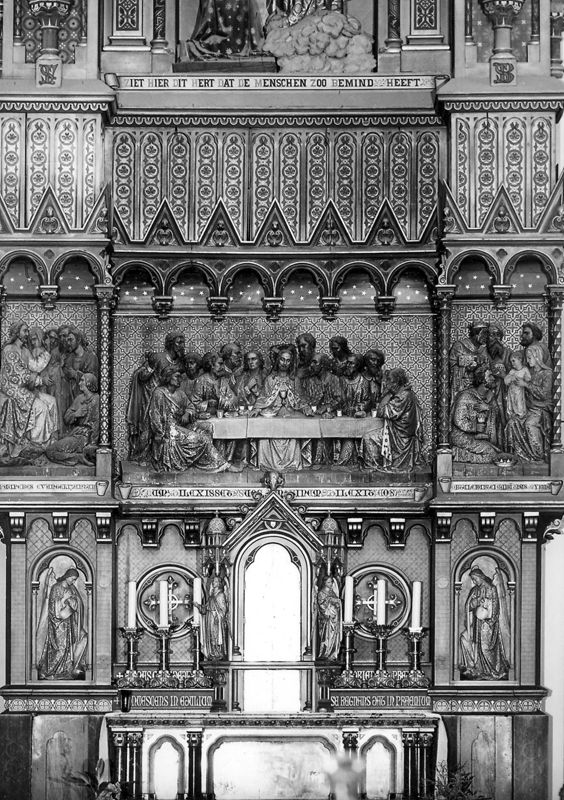 autel majeur / Kerk Sint-Gertrudis[Wetteren]