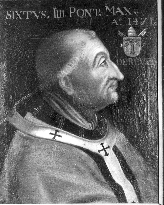 Portret van Sixtus IV Deruvere