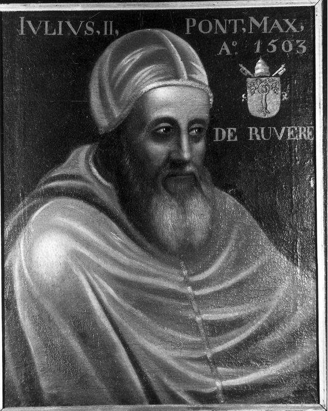 Portret van Iulius II De Ruvere
