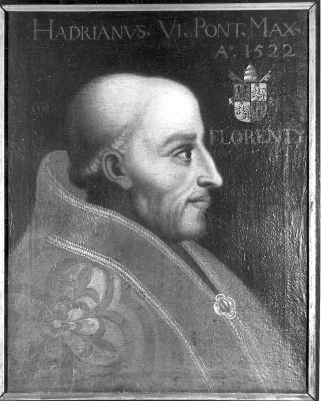 Portret van Hadrianus VI Florenty