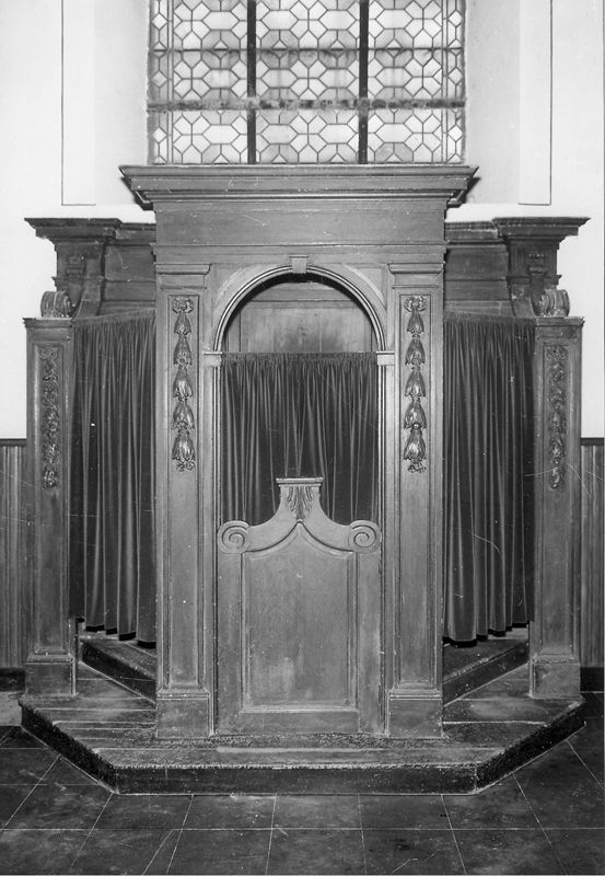 confessionnal / Kerk Sint-Genoveva[Steenhuffel]