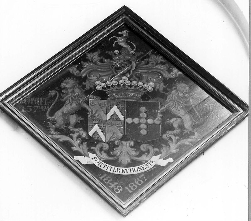 panneau d'armes / Kerk H. Hart[Verbrande Brug(Grimbergen)]