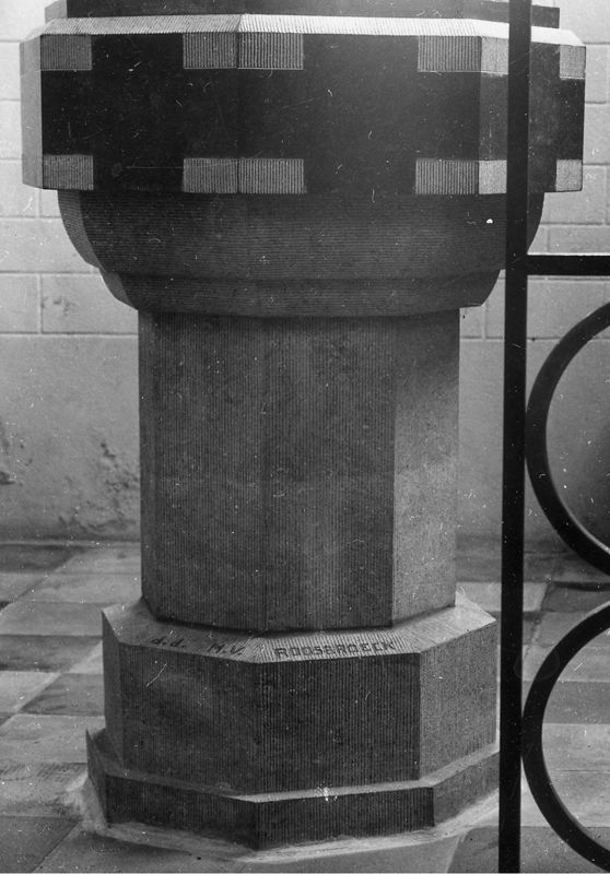 fonts baptismaux / Kerk H. Hart[Verbrande Brug(Grimbergen)]