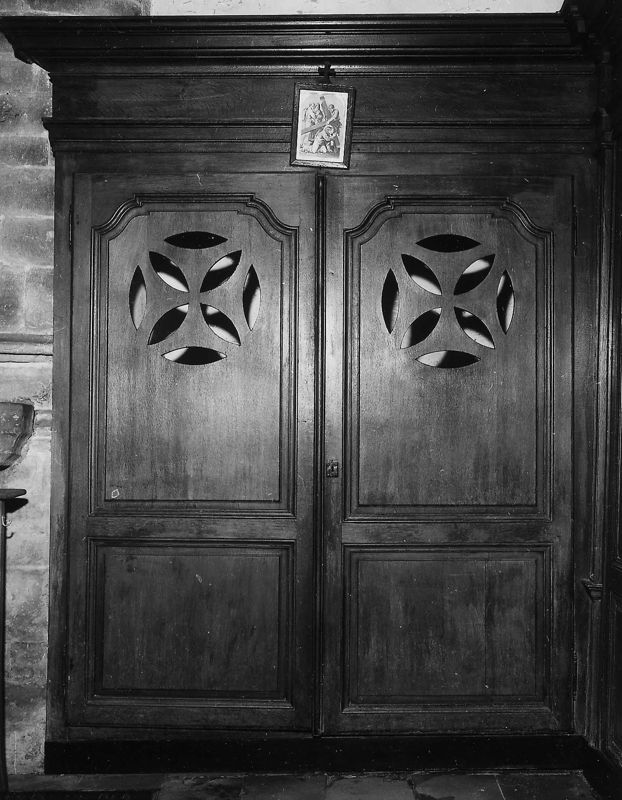 porte intérieure / Kerk Sint-Stefaan[Oppem(Meise)]