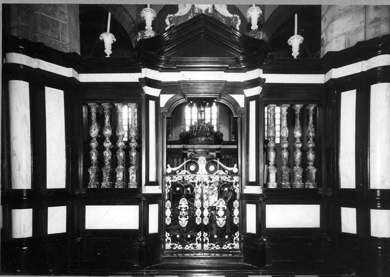 clôture de choeur[grille] / Kerk Sint-Jacobs[Gent]