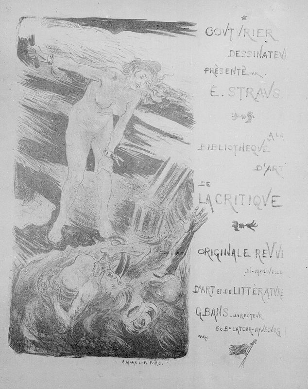 Couturier, dessinateur présenté par E. Straus