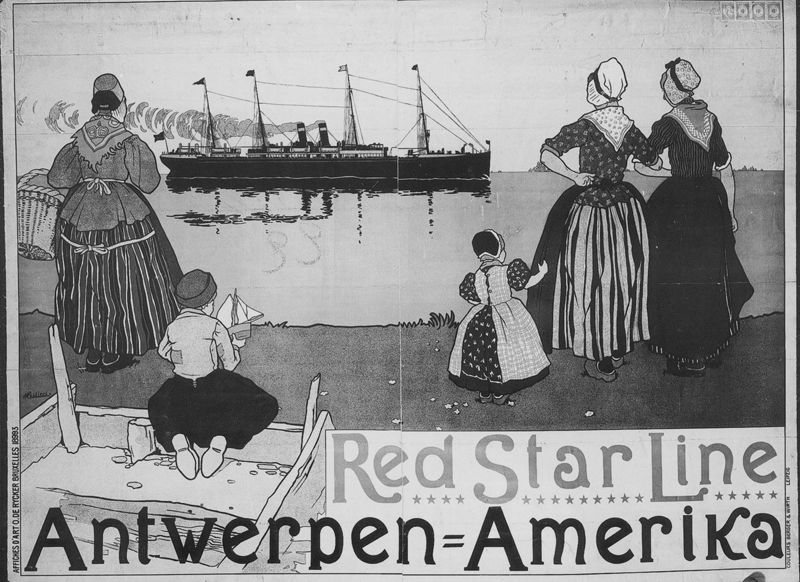 Red Star Line, Antwerpen-Amerika