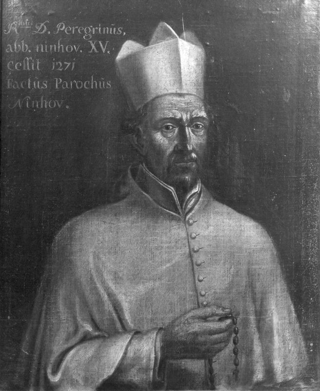 Portret van Peregrinus, abt van Ninove (1270-1271)