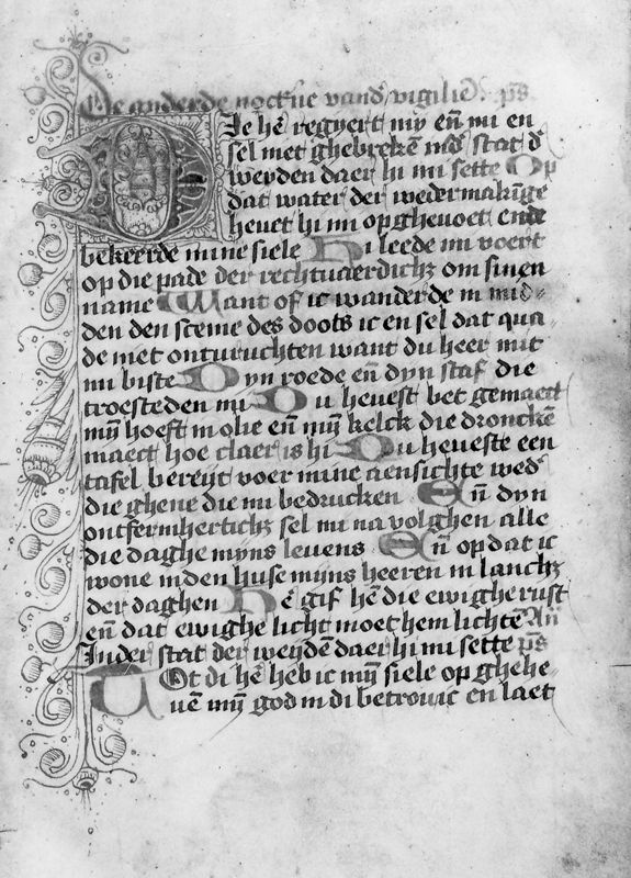 Getijdenboek (fragment: Dodenofficie), Nederlands