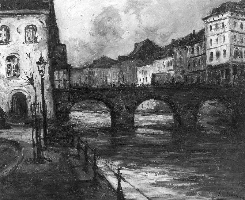Le pont de Sambre à Charleroi