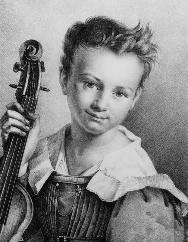 Portrait d'Henri Vieuxtemps, jeune