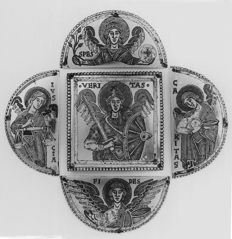 Reliquaire de saint Gondulphe en forme de pignon de châsse