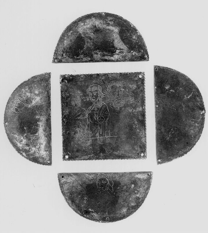 Reliquaire de saint Gondulphe en forme de pignon de châsse