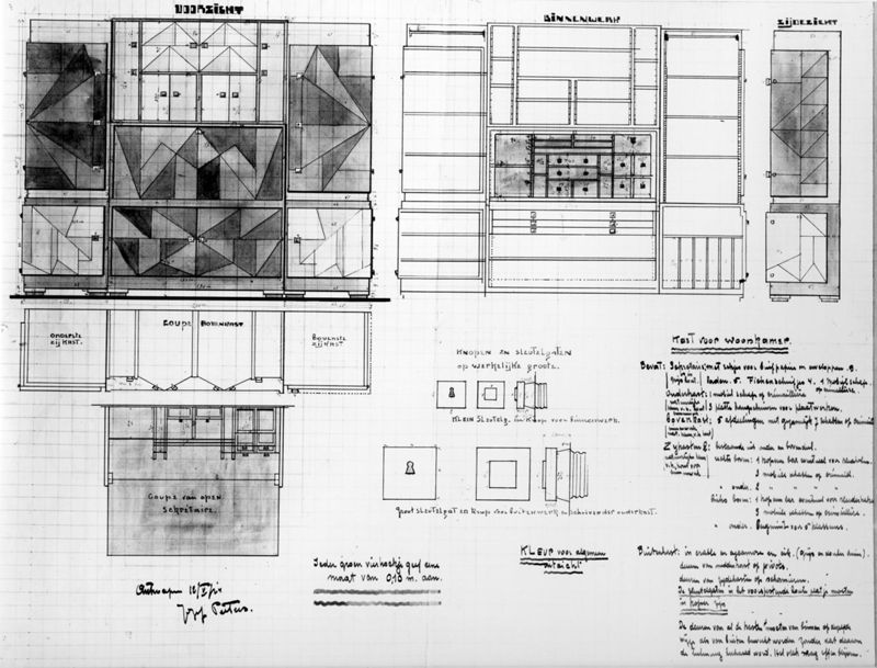 Projet d'armoire pour une salle de séjour