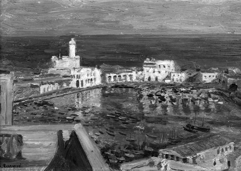 De haven van Algiers