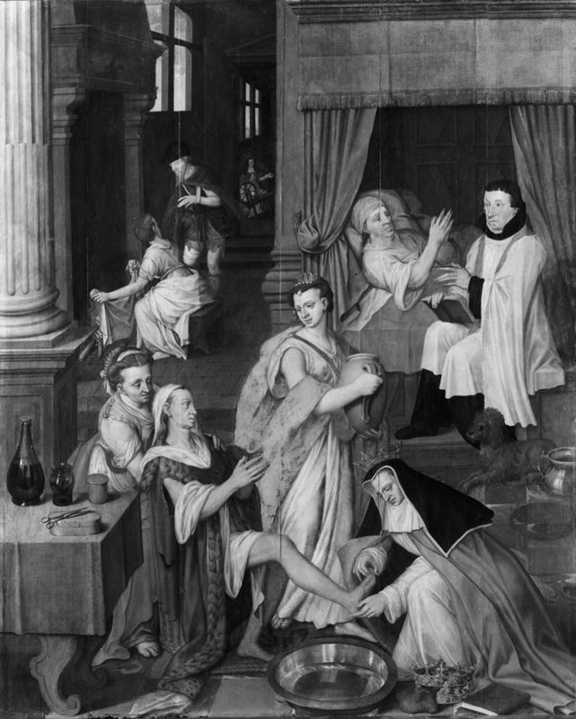 H. Elisabeth verpleegt de zieken