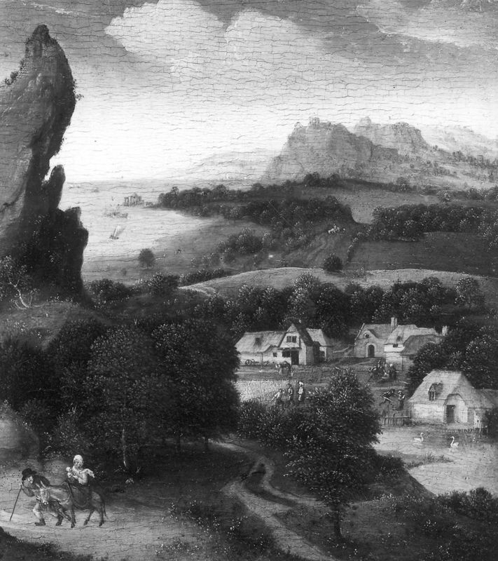 Landschap met de Vlucht naar Egypte
